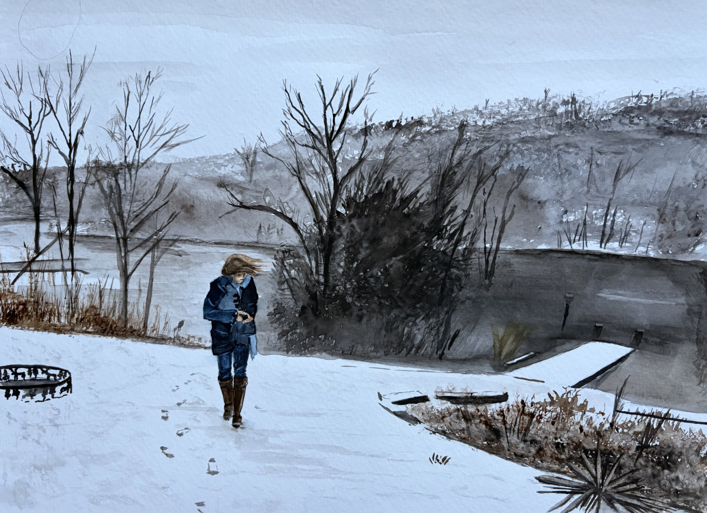 Big Manistee River in February